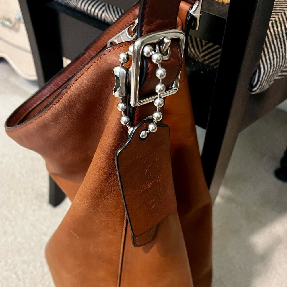 Coach Bleecker Soft Port Duffle 32282; Nickel Hardware - Picture 4 of 7